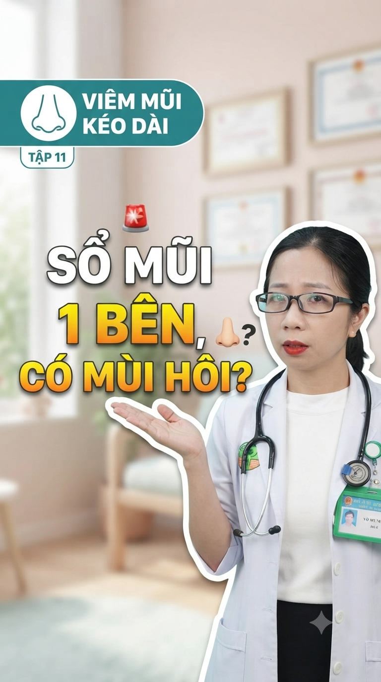 DỊ VẬT MŨI BỎ QUÊN                                           👃 NGUYÊN NHÂN ÂM THẦM KHIẾN BÉ SỔ MŨI KÉO DÀI