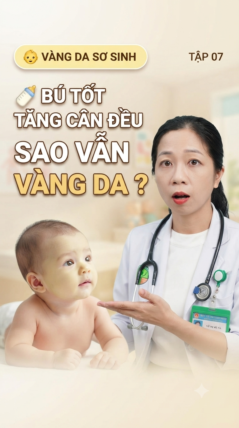 💛 VÀNG DA KÉO DÀI Ở TRẺ BÚ MẸ CÓ ĐÁNG LO?