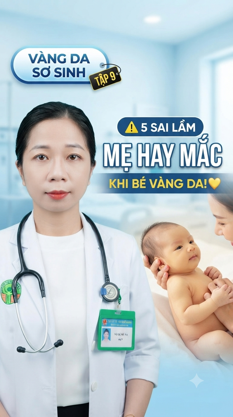 💛 NHỮNG SAI LẦM KHIẾN VÀNG DA Ở TRẺ TRỞ NÊN ĐÁNG LO