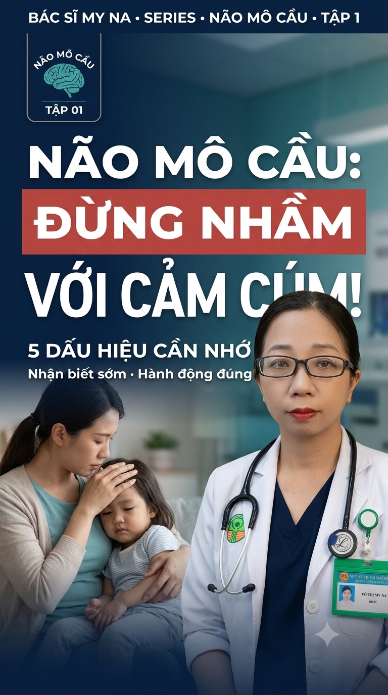 TẬP 1 | NÃO MÔ CẦU Ở TRẺ 5 DẤU HIỆU BAN ĐẦU MẸ DỄ NHẦM VỚI CẢM CÚM