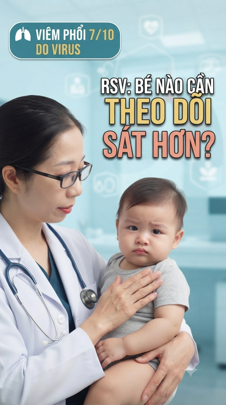 🎯TẬP 7: RSV GÂY VIÊM PHỔI NẶNG NHƯ THẾ NÀO?                                                                           NHÓM TRẺ NÀO NGUY CƠ CAO?