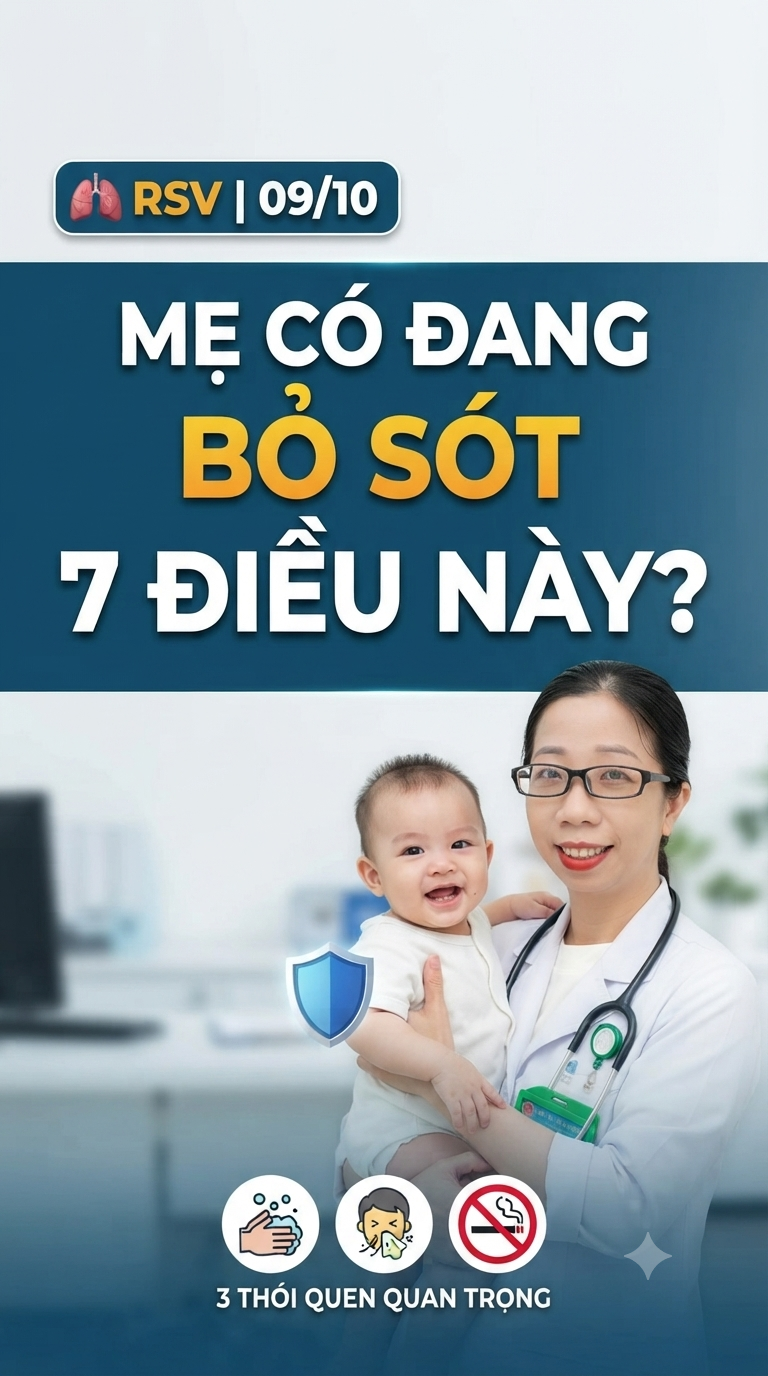 🛡️ BÀI 9: LÀM SAO PHÒNG RSV CHO TRẺ SƠ SINH VÀ TRẺ DƯỚI 2 TUỔI?